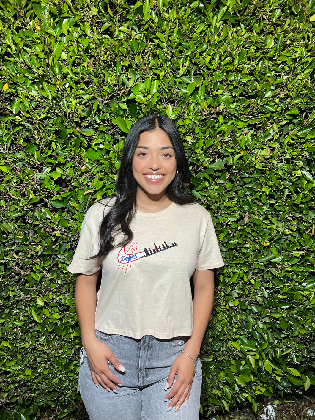 Crop-Top: D Skyscraper custom sweater
